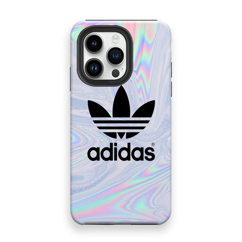 Adidas Marble Rainbow iPhone 14 Pro Case