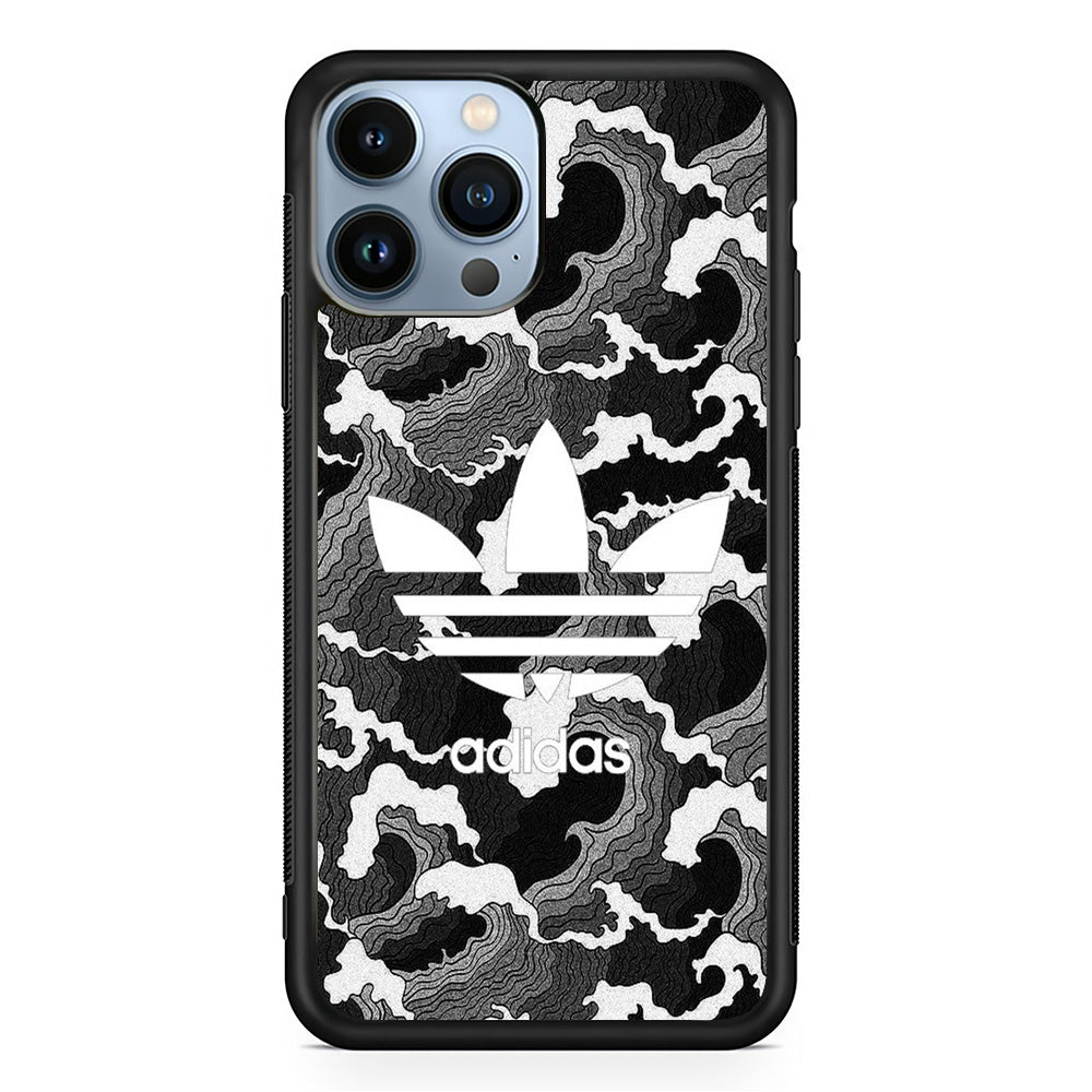 Adidas Papper Black Wave iPhone 13 Pro Case