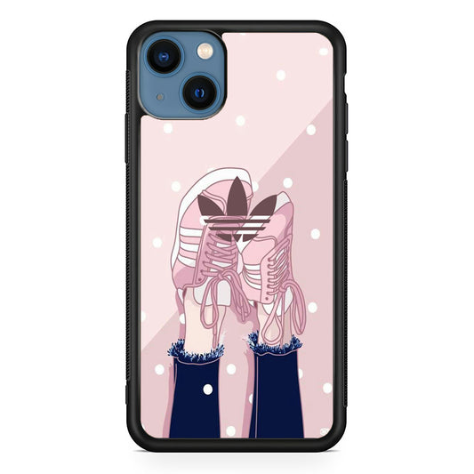 Adidas Pink Shoes Polka Dot iPhone 13 Case