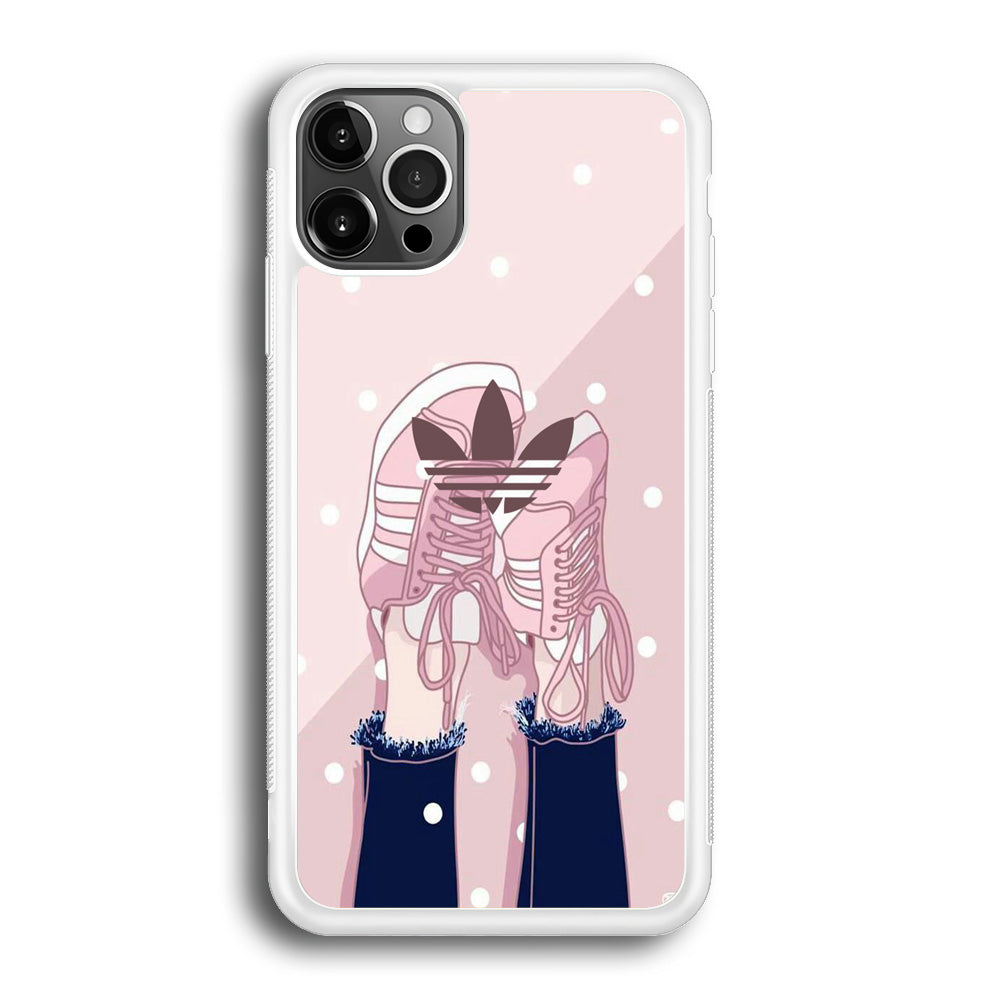 Adidas Pink Shoes Polka Dot iPhone 12 Pro Max Case