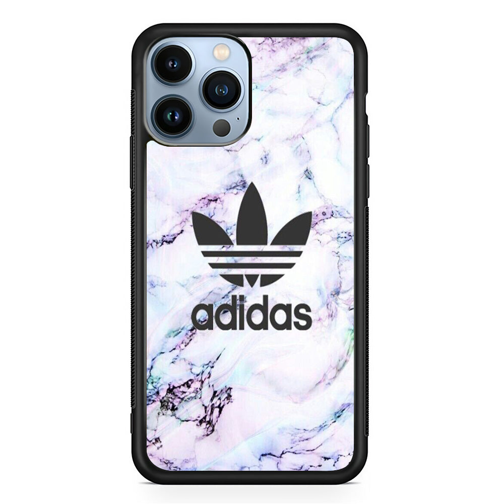 Adidas White Marble iPhone 13 Pro Case