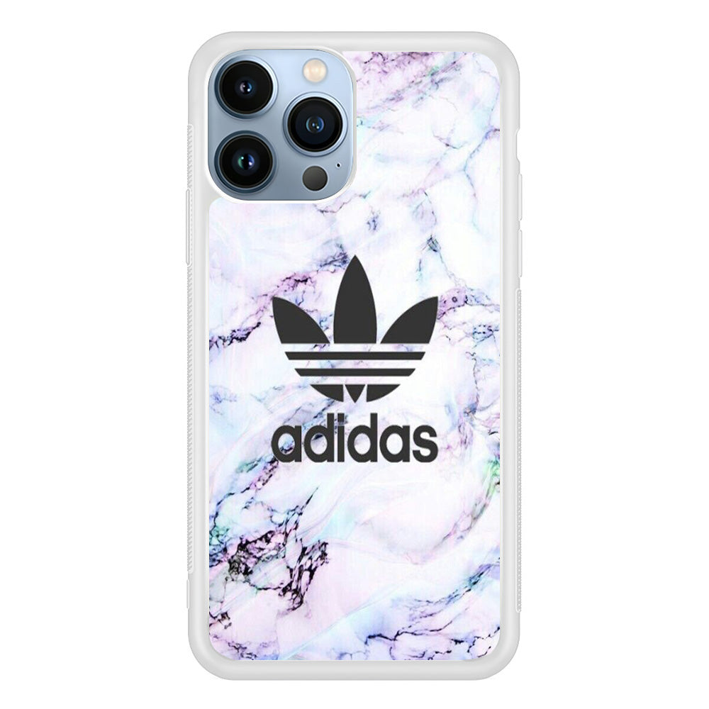 Adidas White Marble iPhone 13 Pro Case