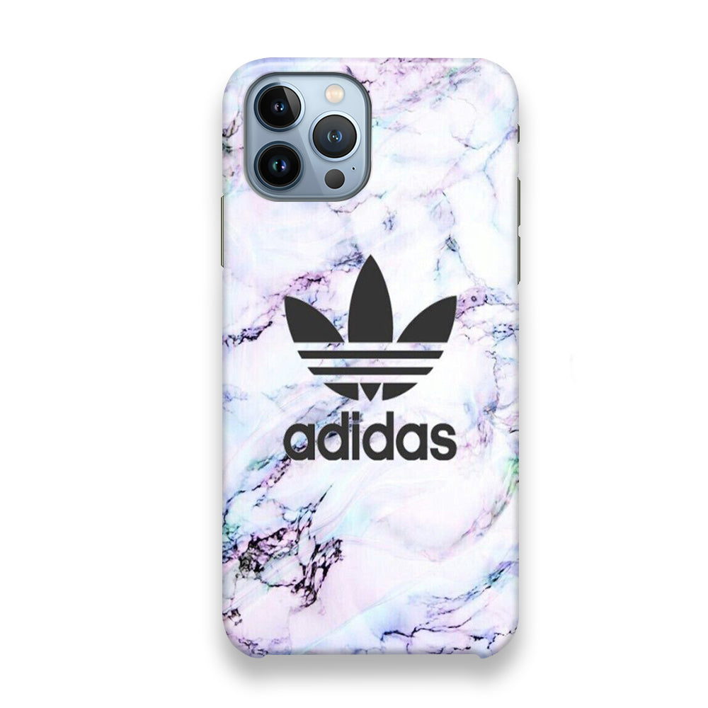 Adidas White Marble iPhone 13 Pro Case