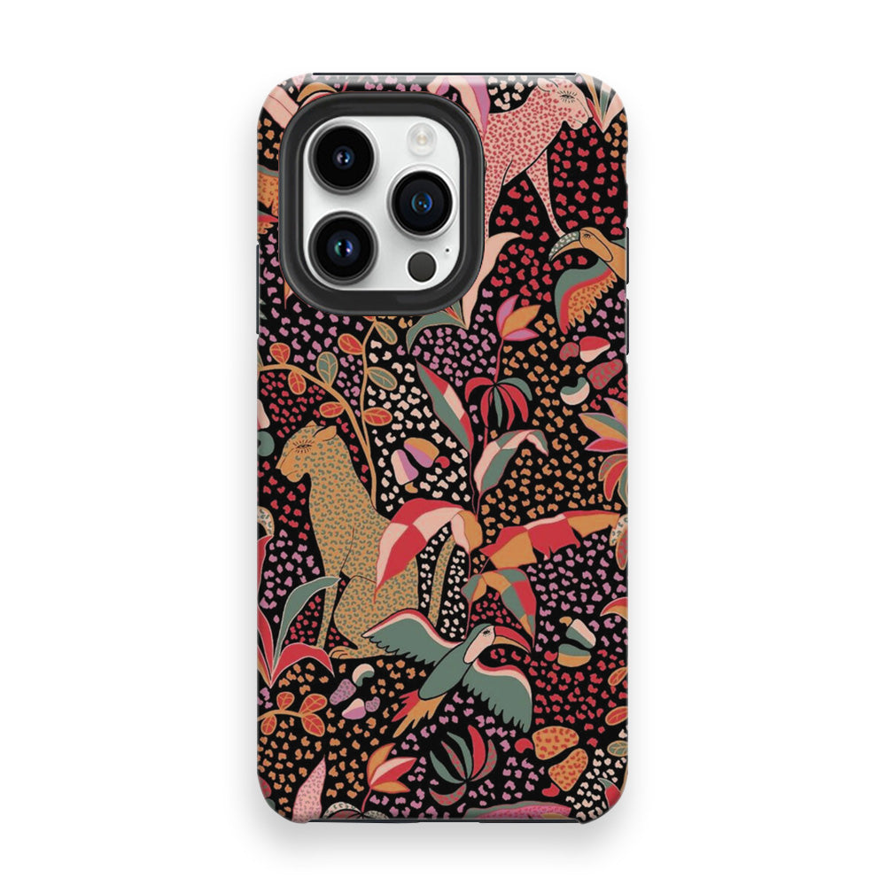 Animal Frame Motif iPhone 14 Pro Max Case