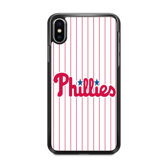 Baseball Philadelphia Phillies MLB 002 iPhone X Case