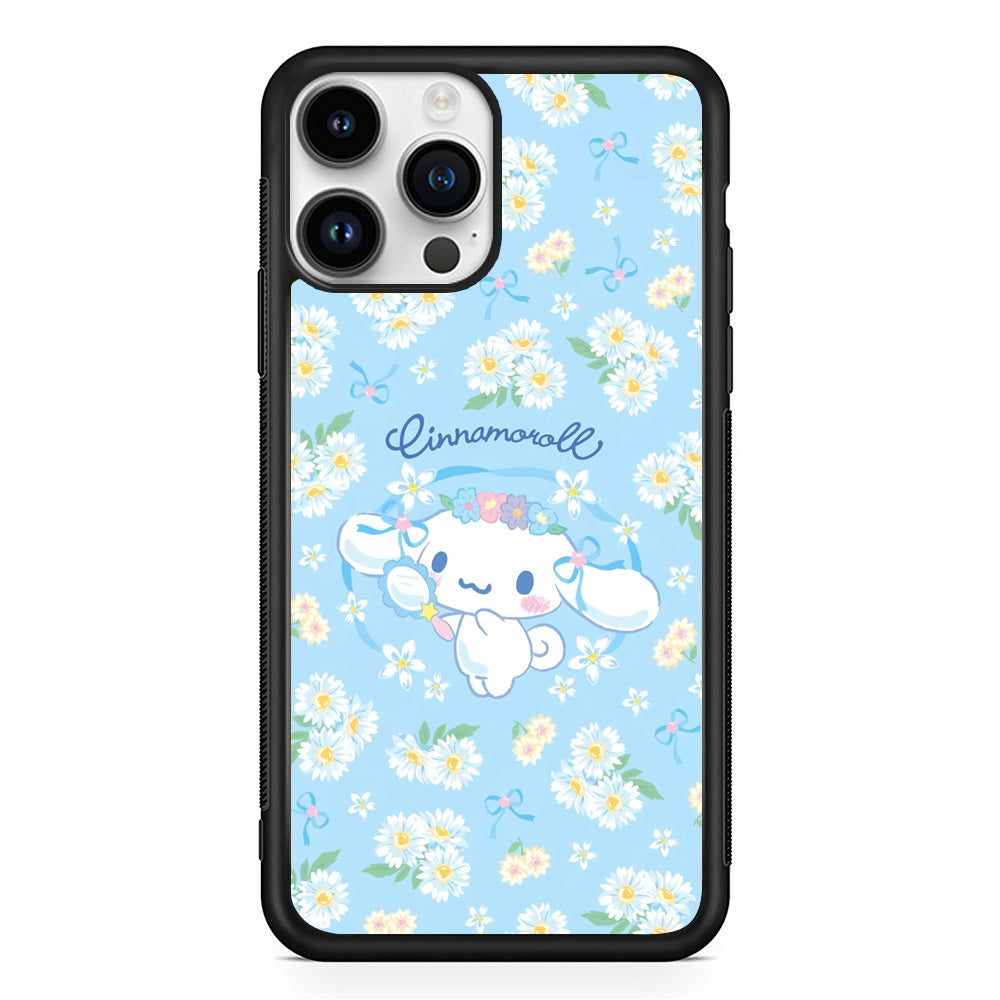 Cinnamoroll Wall Sun Flower iPhone 14 Pro Case