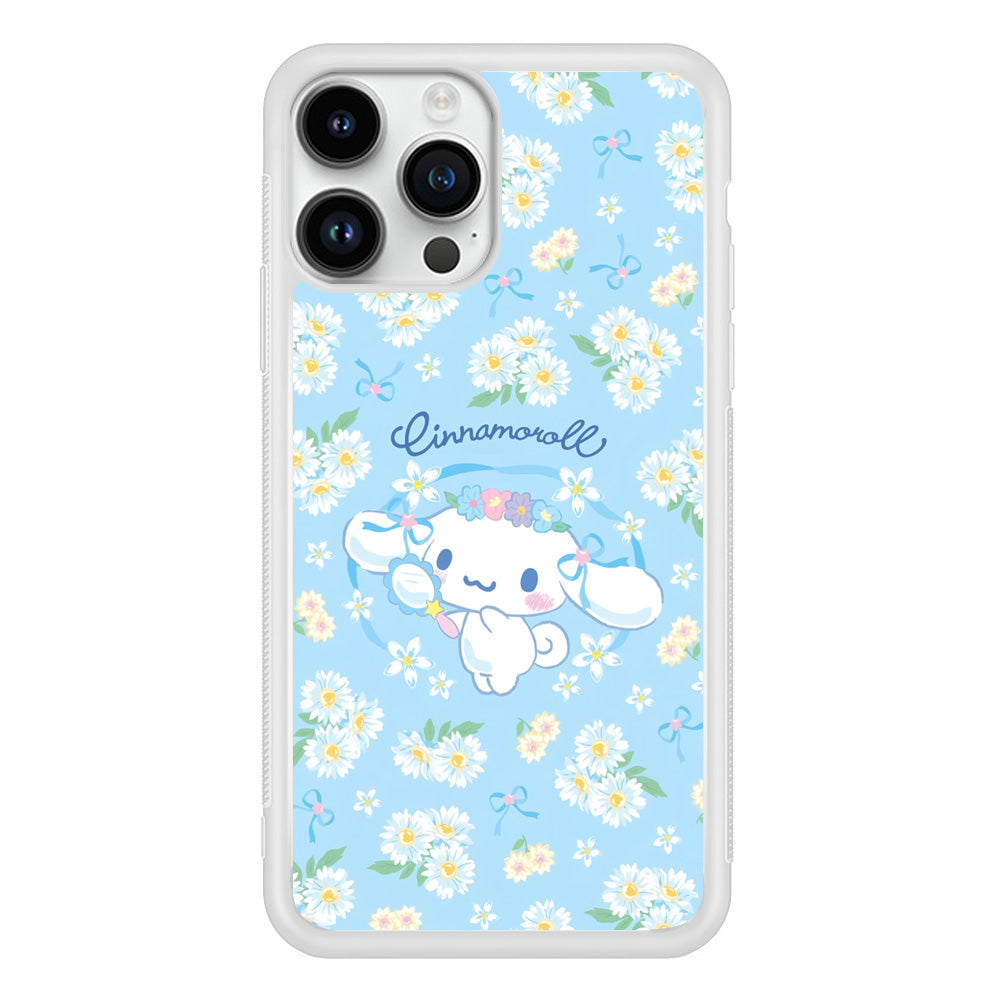 Cinnamoroll Wall Sun Flower iPhone 14 Pro Case