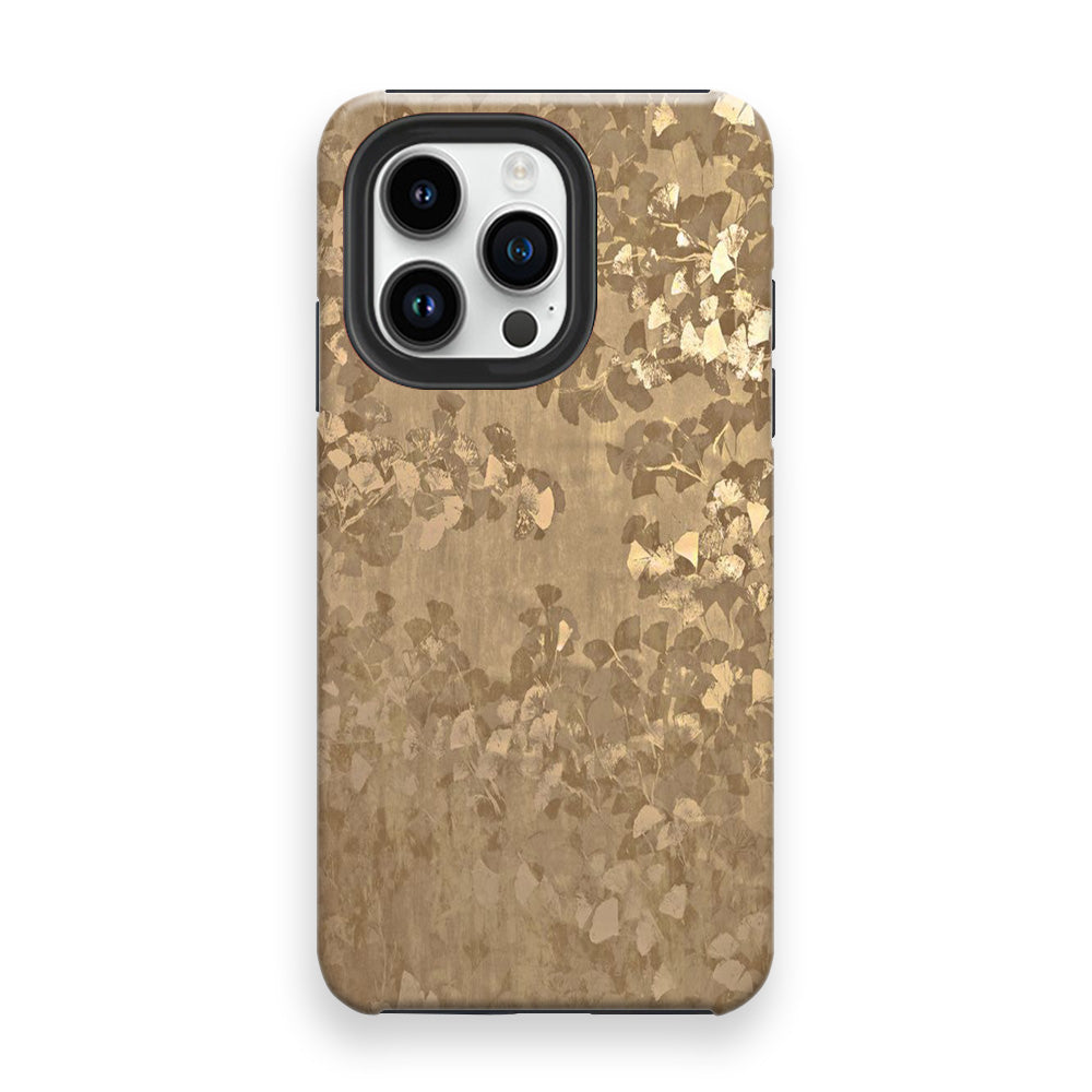 Gold Abstraction iPhone 15 Pro Max Case
