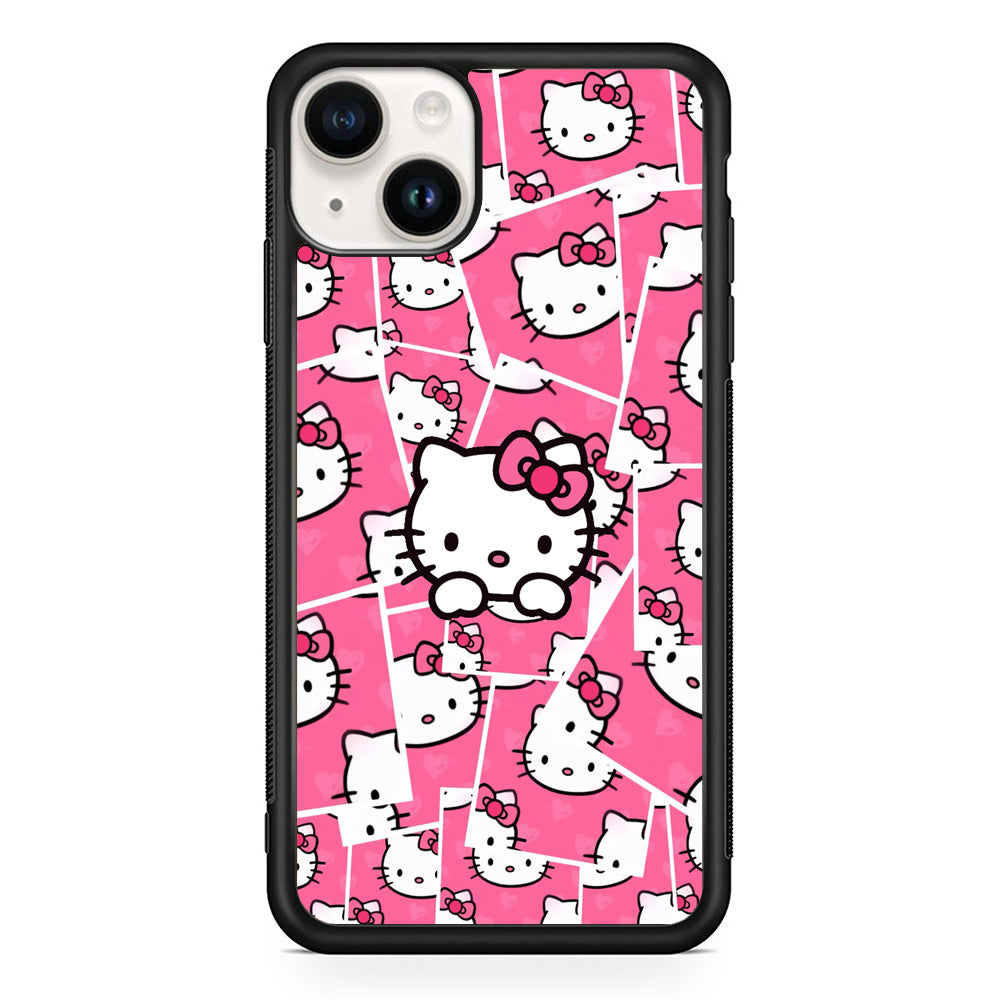 Hello Kitty Pink Photo Frame iPhone 15 Case