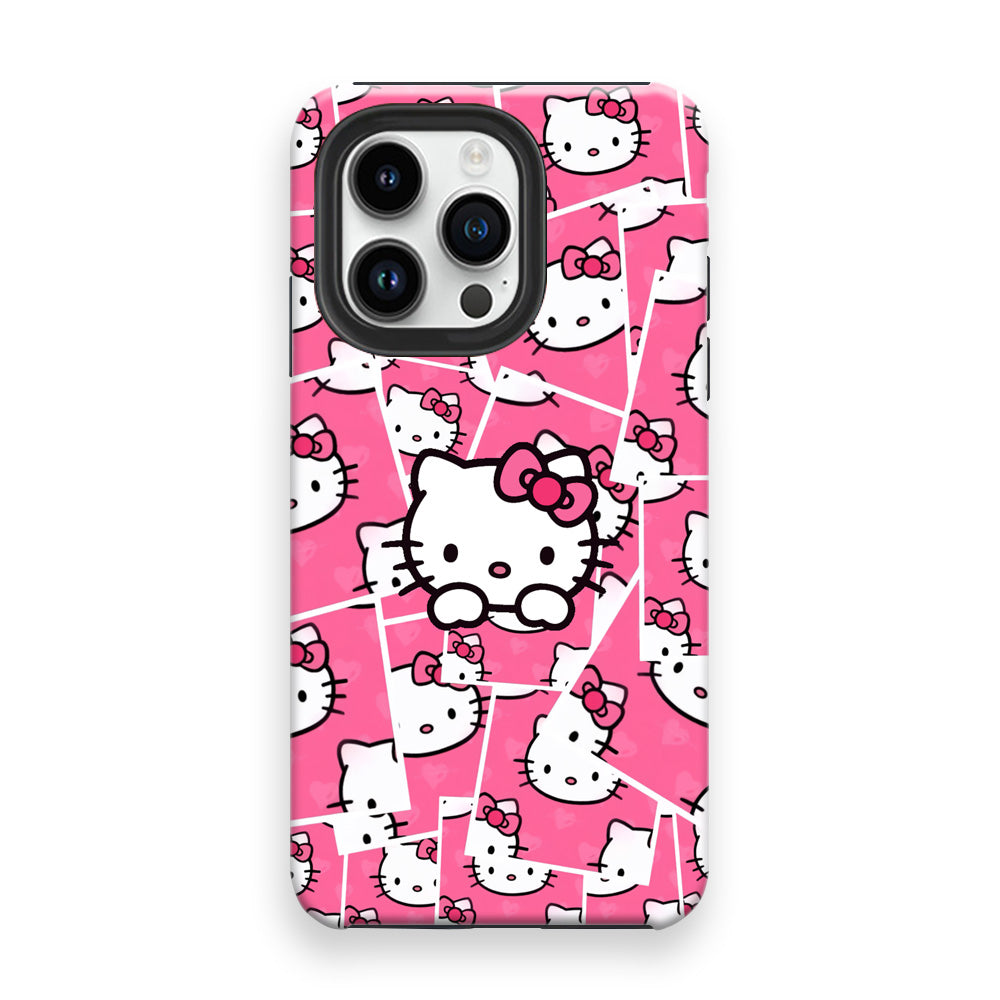 Hello Kitty Pink Photo Frame iPhone 15 Pro Max Case