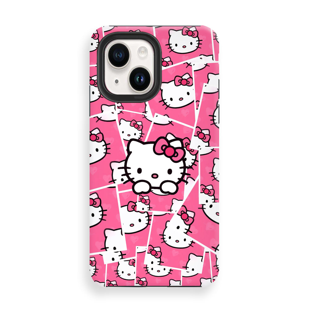 Hello Kitty Pink Photo Frame iPhone 15 Case