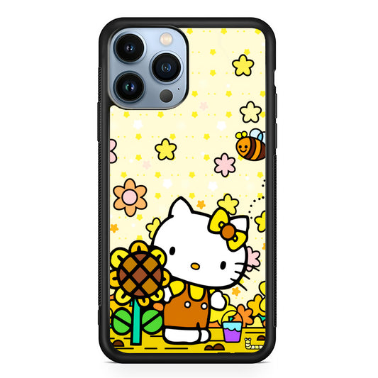 Hello Kitty Sun Flowers iPhone 13 Pro Max Case