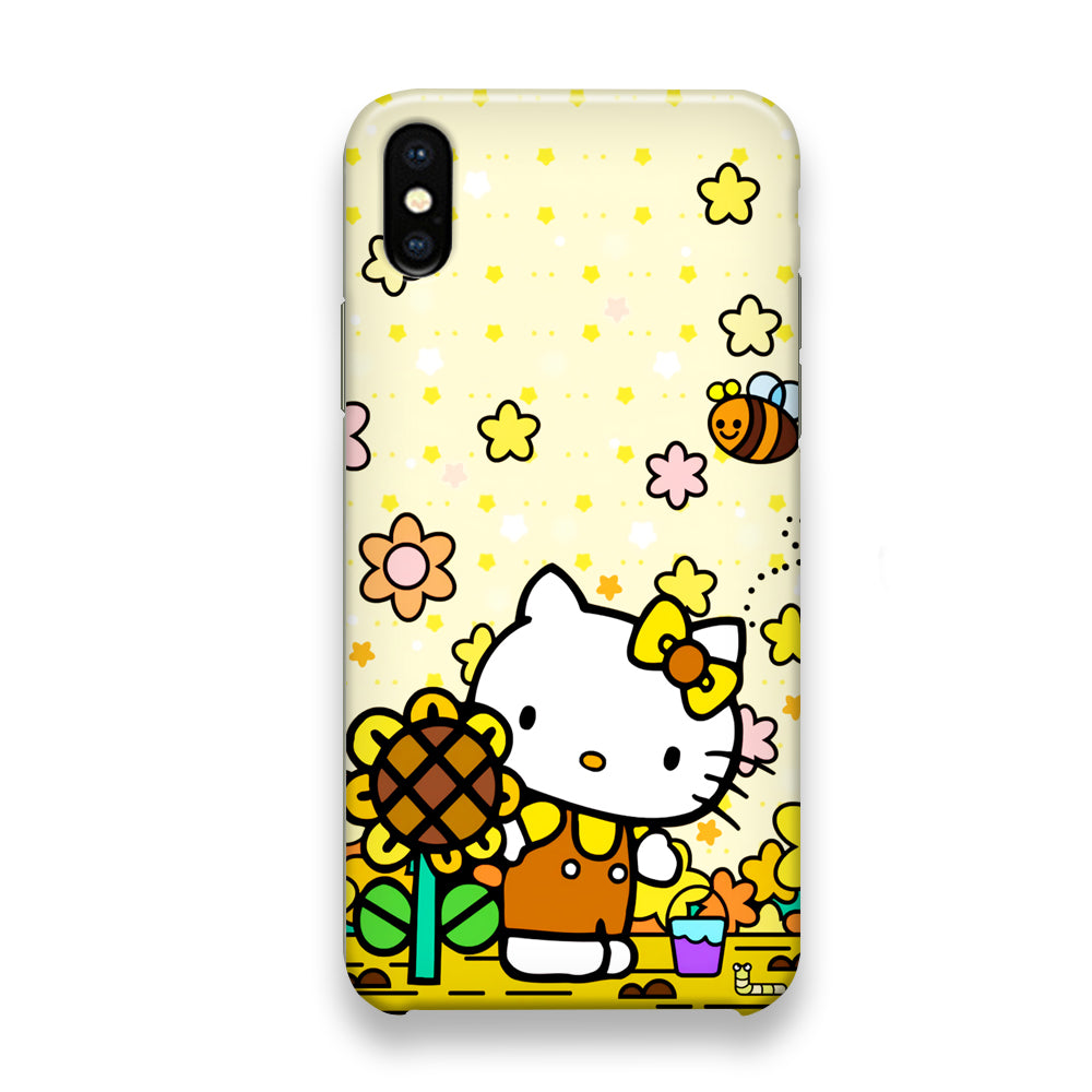 Hello Kitty Sun Flowers iPhone X Case