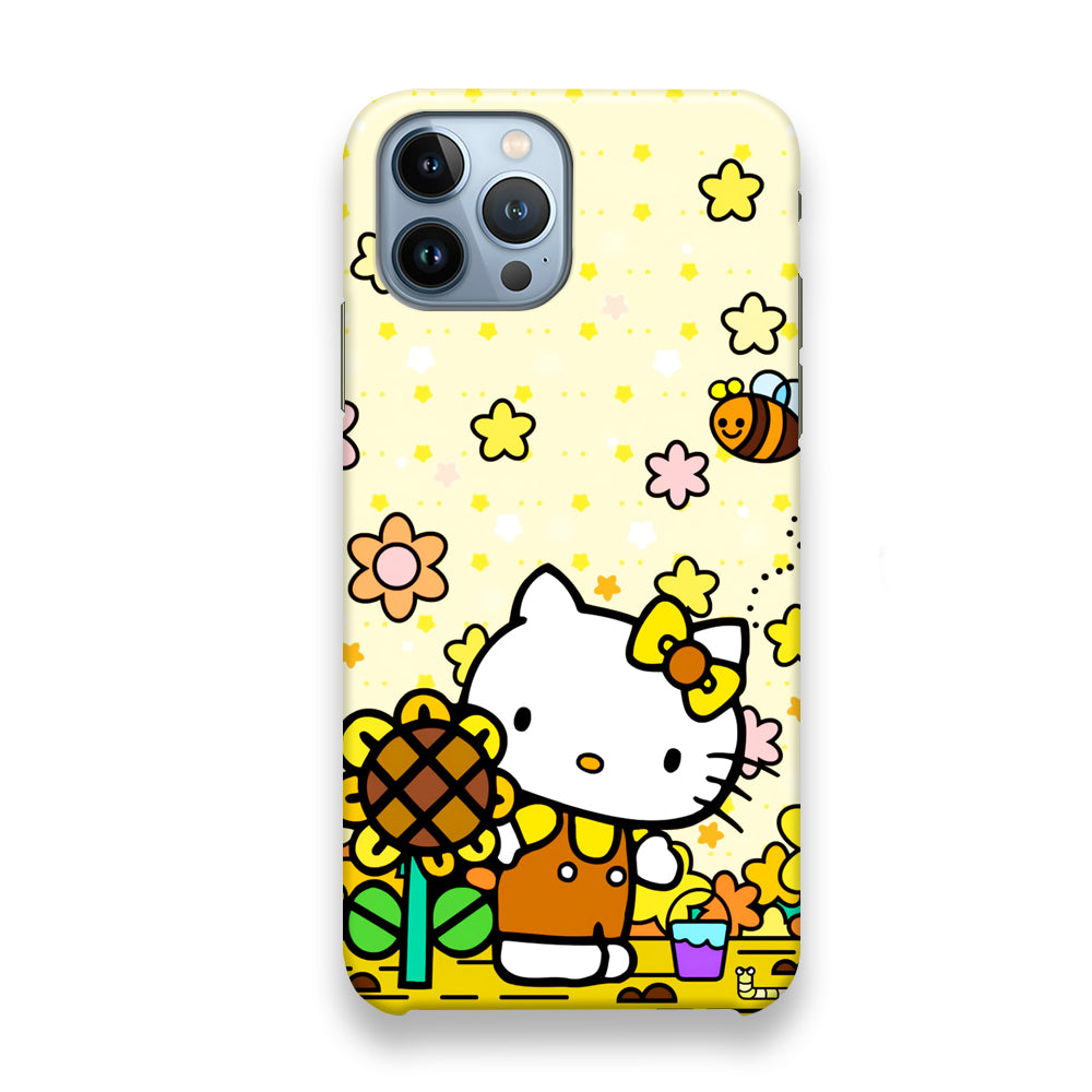 Hello Kitty Sun Flowers iPhone 13 Pro Max Case