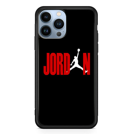 Jordan Black Pro Player Style iPhone 13 Pro Case