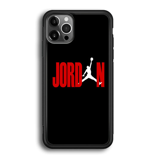 Jordan Black Pro Player Style iPhone 12 Pro Max Case