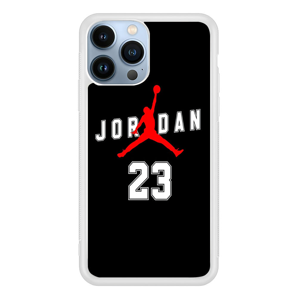 Jordan Black Twenty three Jersey iPhone 13 Pro Case