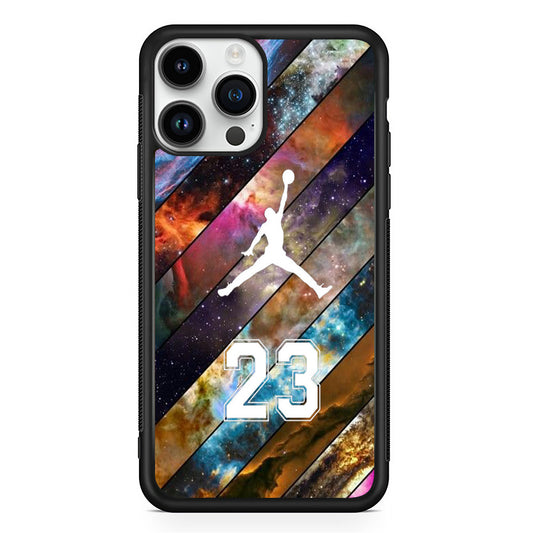 Jordan Galaxy Stripe Spoted iPhone 14 Pro Max Case
