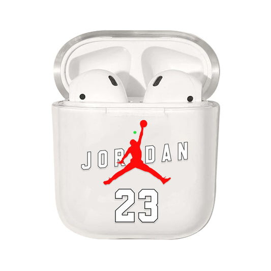 Jordan Red Iconic Airpods Case