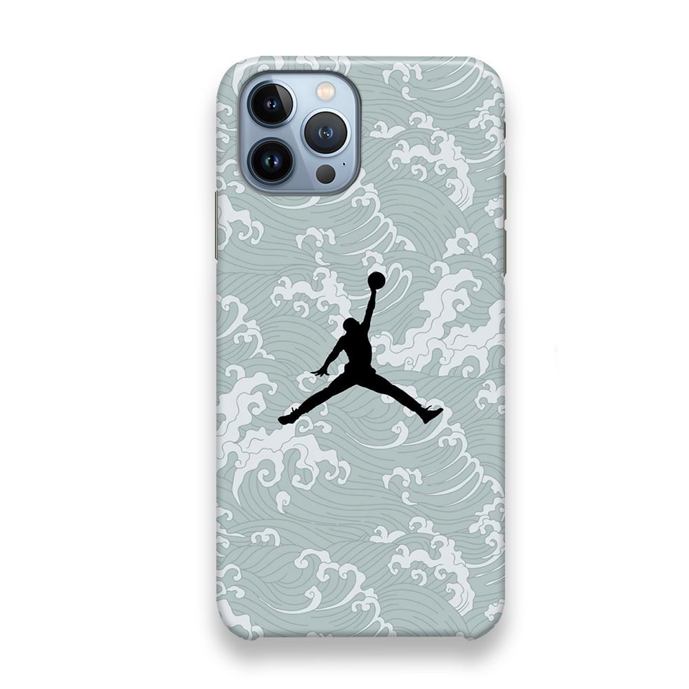 Jordan Wave Grey Comic Papper iPhone 13 Pro Case