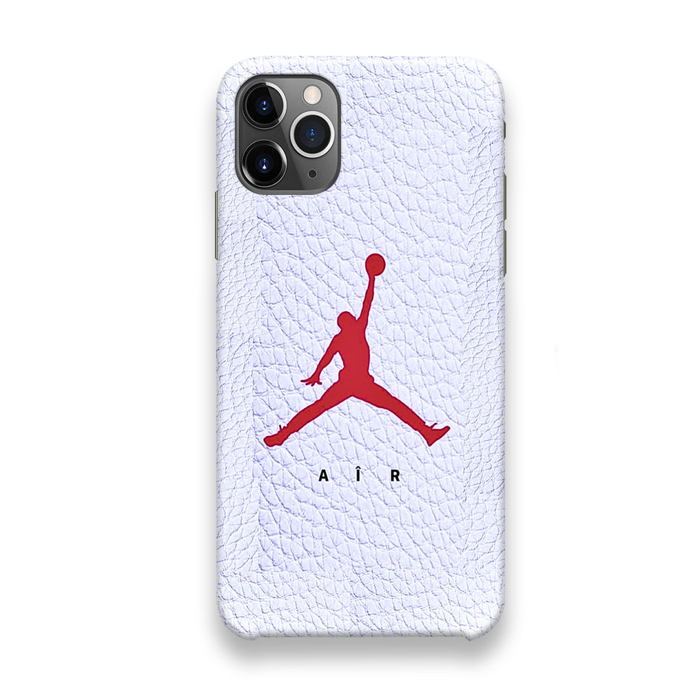 Jordan White Leather Style iPhone 12 Pro Max Case