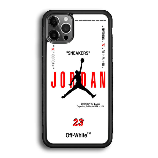 Jordan White Ticket iPhone 12 Pro Max Case