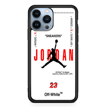 Jordan White Ticket iPhone 13 Pro Max Case