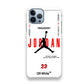 Jordan White Ticket iPhone 13 Pro Max Case