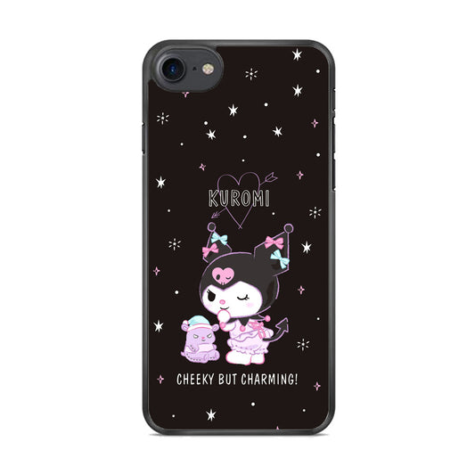 Kuromi Black Charming Wallpaper iPhone 8 Case