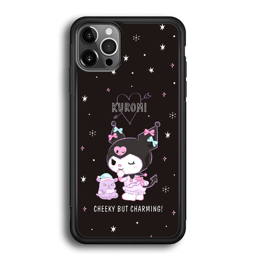 Kuromi Black Charming Wallpaper iPhone 12 Pro Max Case