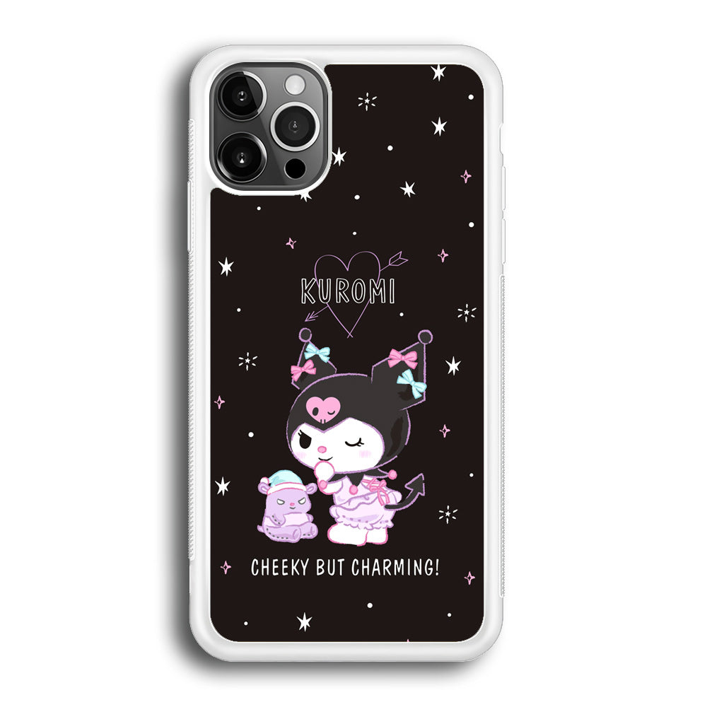 Kuromi Black Charming Wallpaper iPhone 12 Pro Max Case