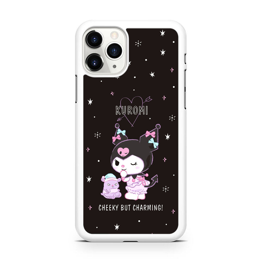Kuromi Black Charming Wallpaper iPhone 11 Pro Max Case