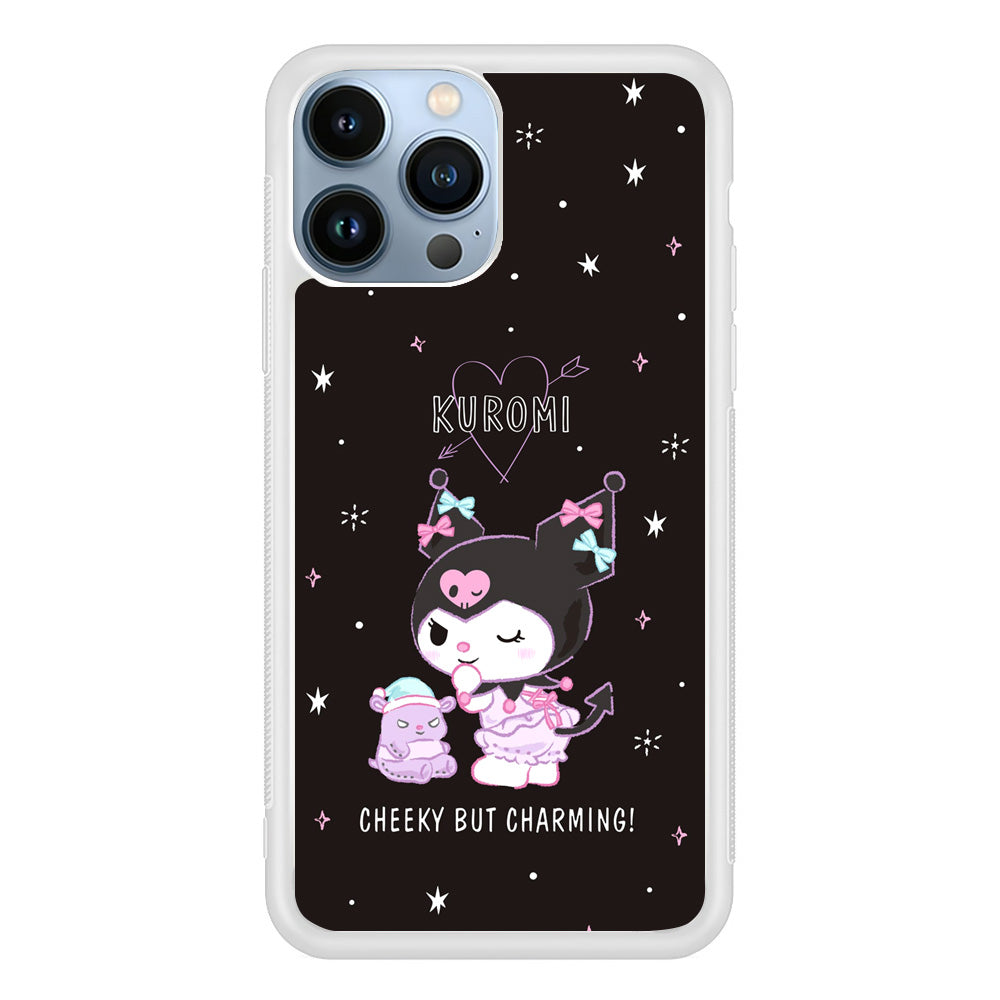 Kuromi Black Charming Wallpaper iPhone 13 Pro Max Case