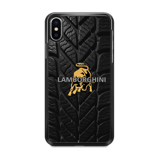 Lamborghini Icon Tire Pattern iPhone X Case