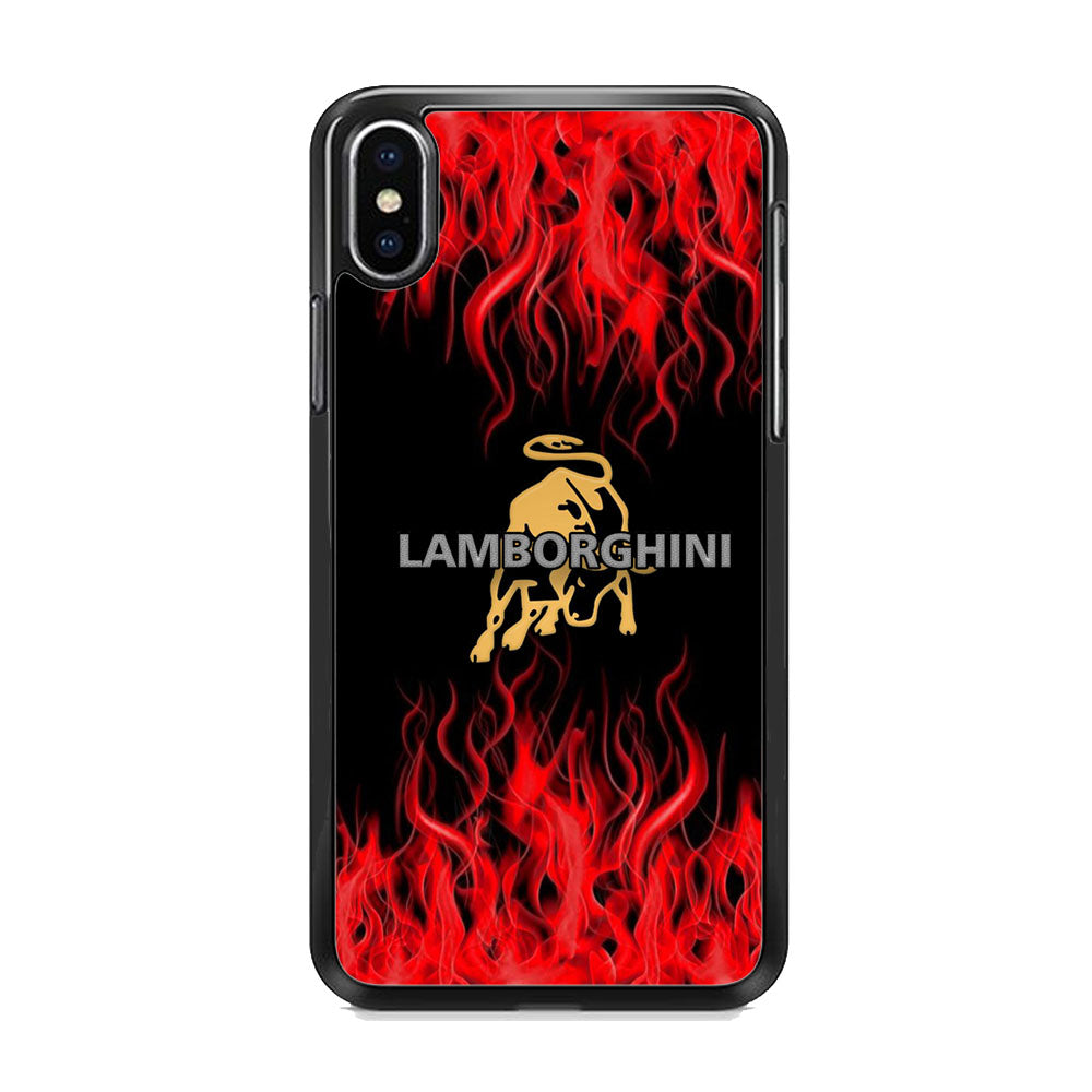 Lamborghini Speed Fire iPhone Xs Case