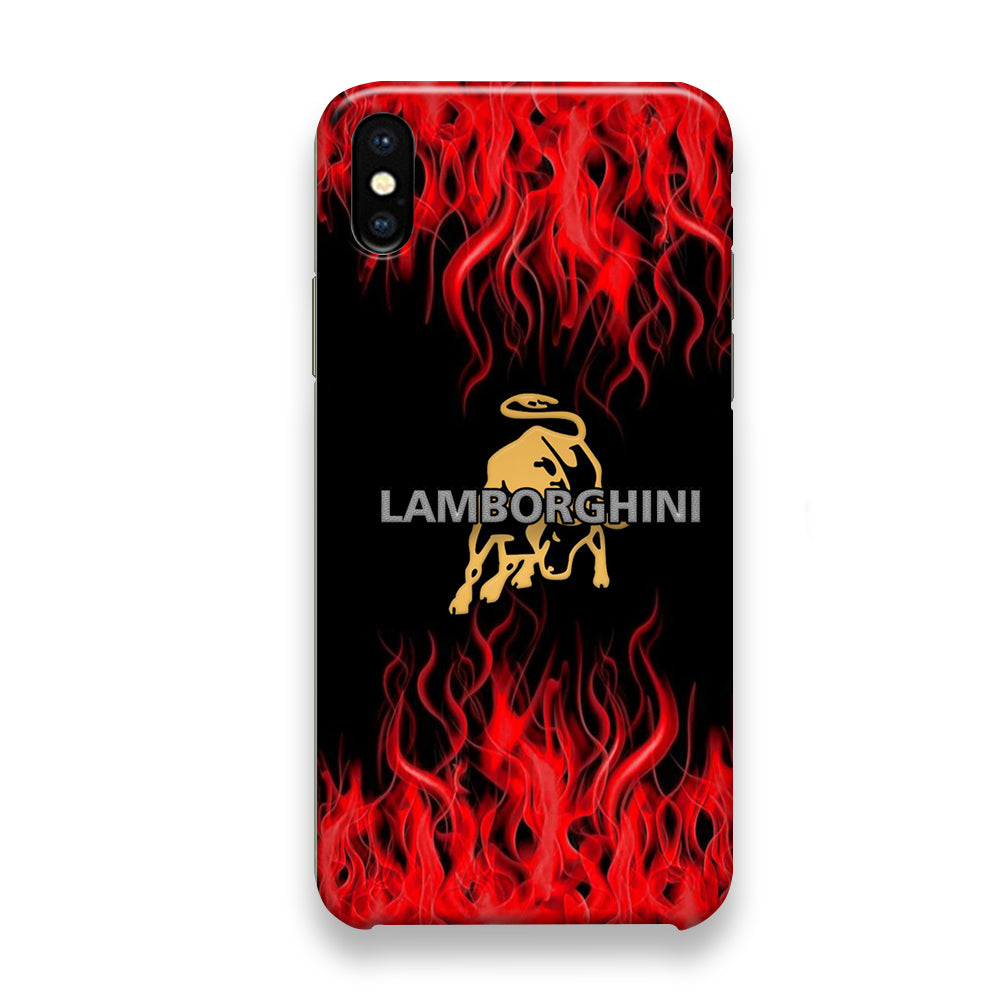 Lamborghini Speed Fire iPhone Xs Case