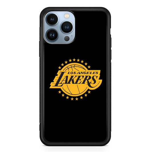 Los Angeles Lakers Black Logo iPhone 13 Pro Max Case
