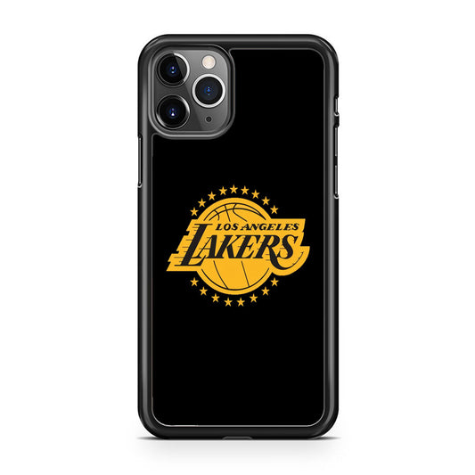Los Angeles Lakers Black Logo iPhone 11 Pro Max Case