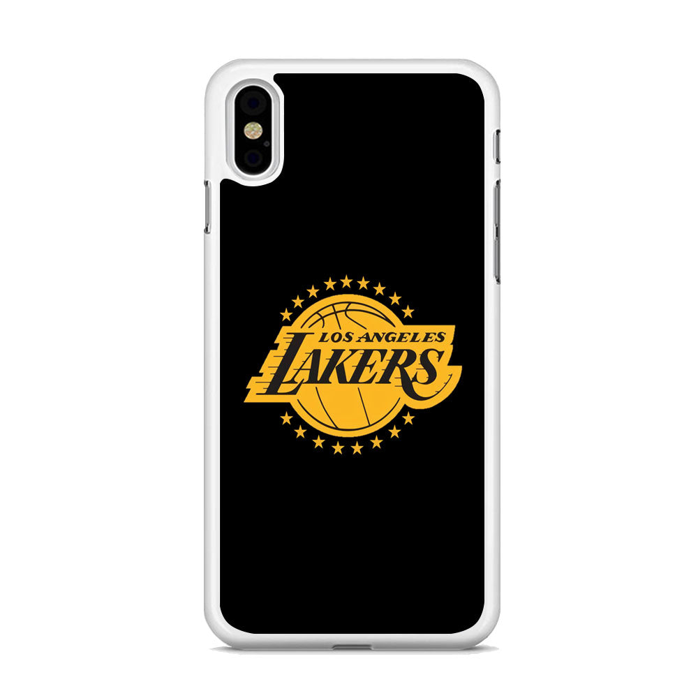 Los Angeles Lakers Black Logo iPhone Xs Max Case