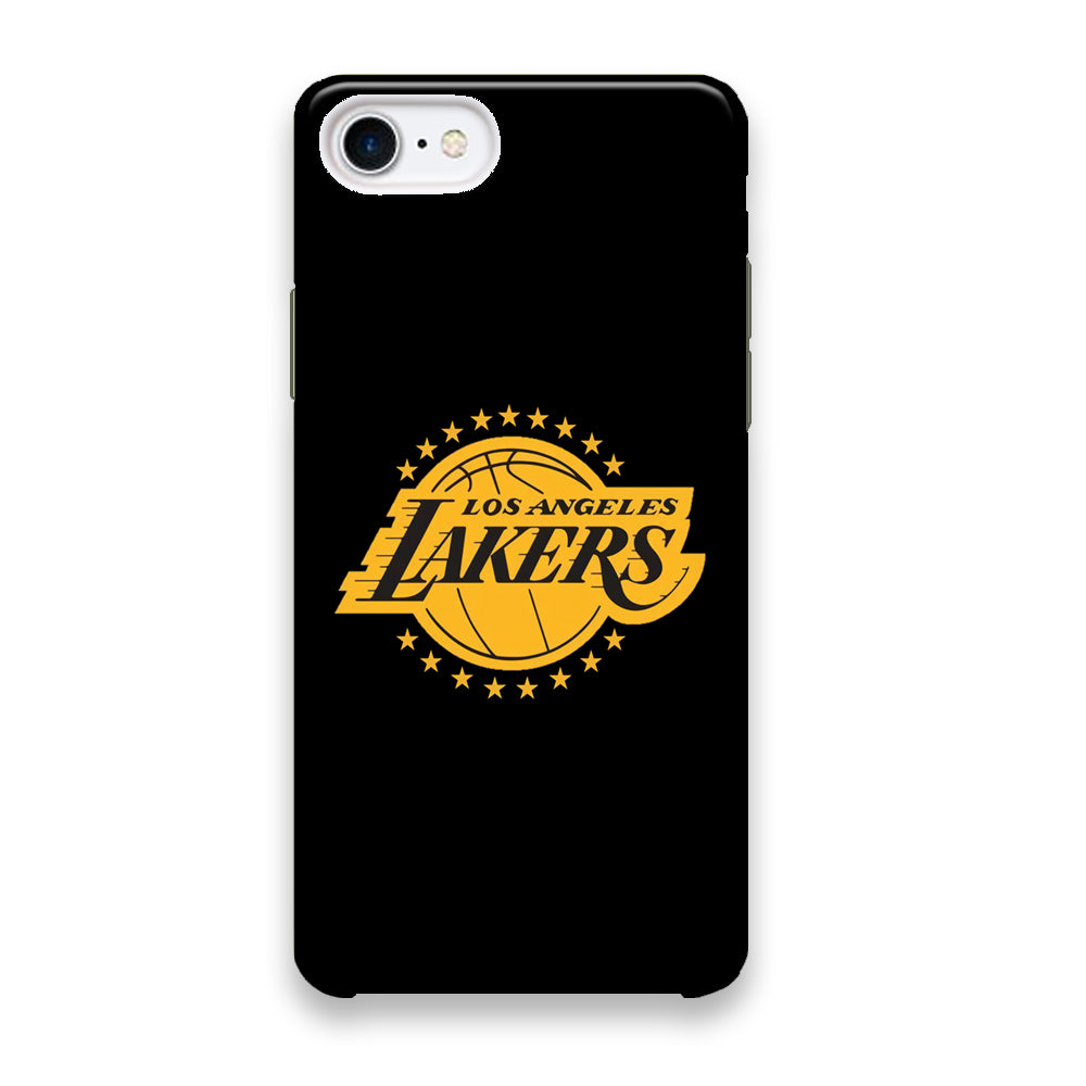 Los Angeles Lakers Black Logo iPhone 8 Case