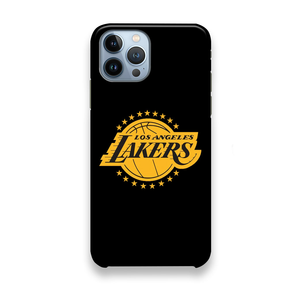 Los Angeles Lakers Black Logo iPhone 13 Pro Max Case
