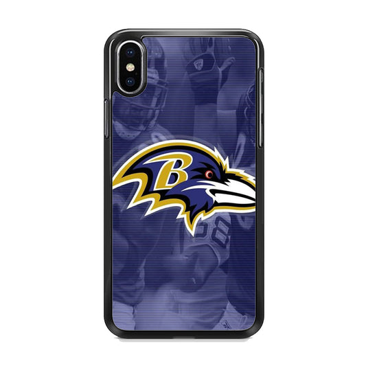 NFL Baltimore Logo Scene iPhone Xs Case
