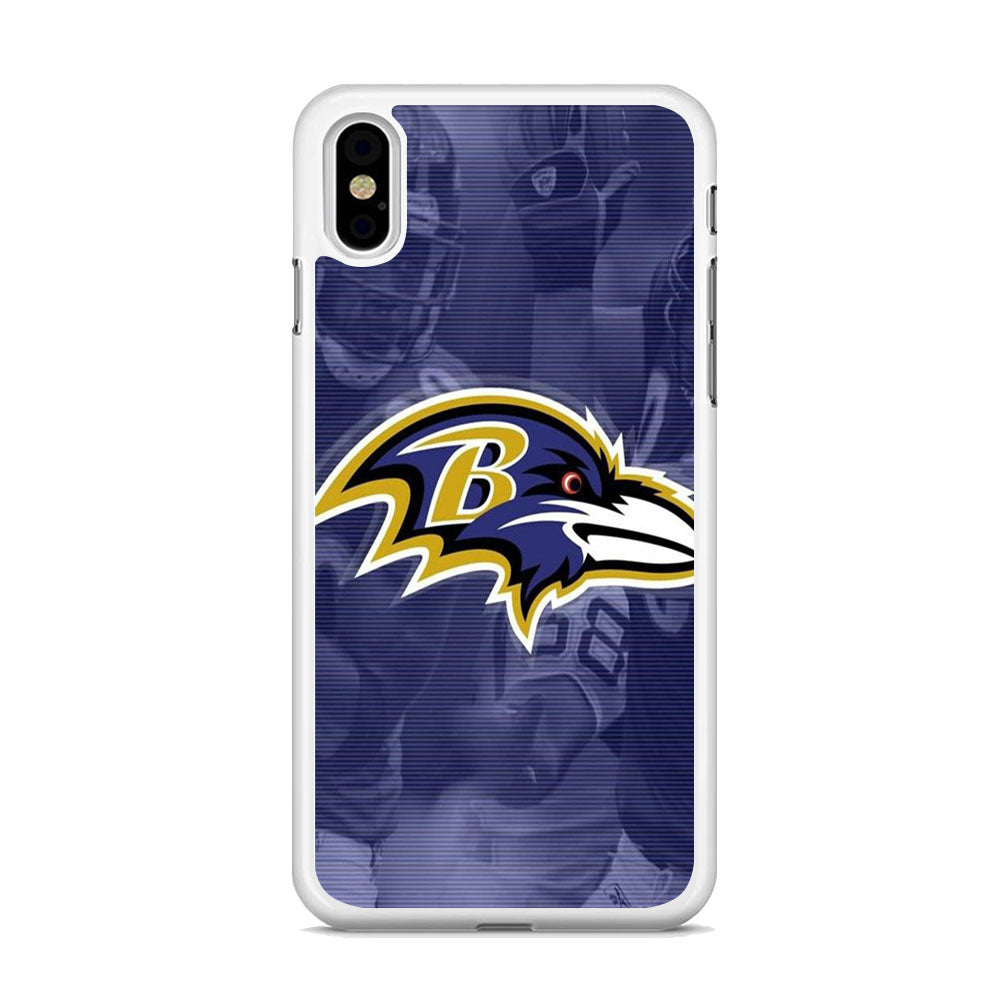 NFL Baltimore Logo Scene iPhone X Case