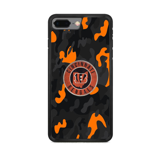 NFL Bengals Cincinnati Camo iPhone 7 Plus Case