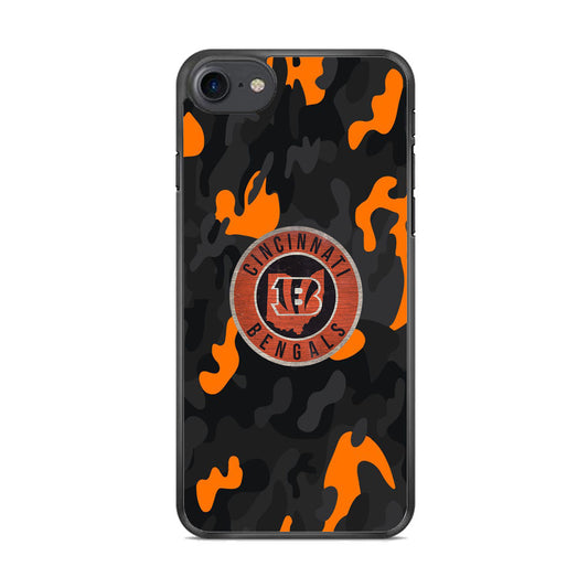 NFL Bengals Cincinnati Camo iPhone 8 Case