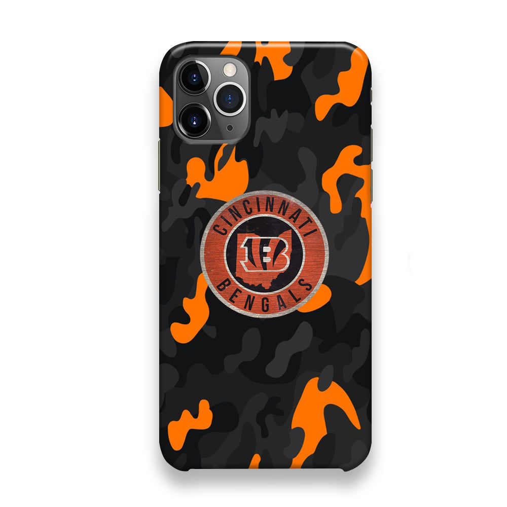 NFL Bengals Cincinnati Camo iPhone 12 Pro Max Case