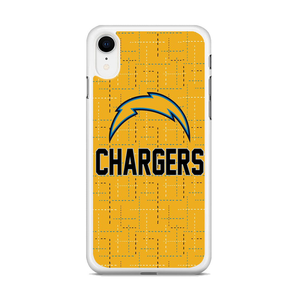 NFL Chargers LA Motif iPhone XR Case