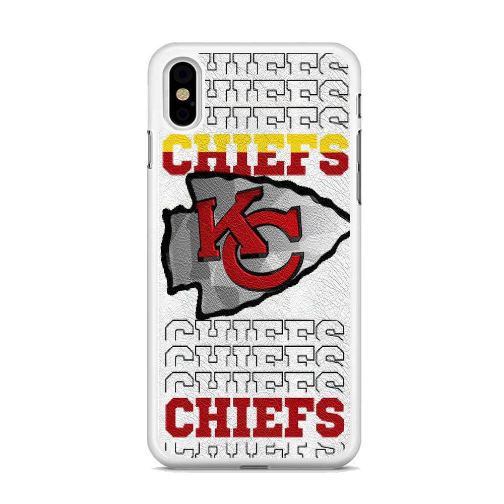 NFL Kansas City Chiefs Skin iPhone Xs Case