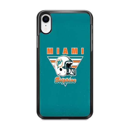 NFL Miami Dolphins Triangel Logo iPhone XR Case