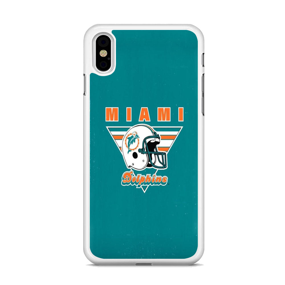 NFL Miami Dolphins Triangel Logo iPhone X Case